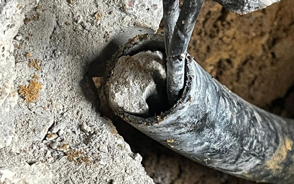 blocage fourreau bouché